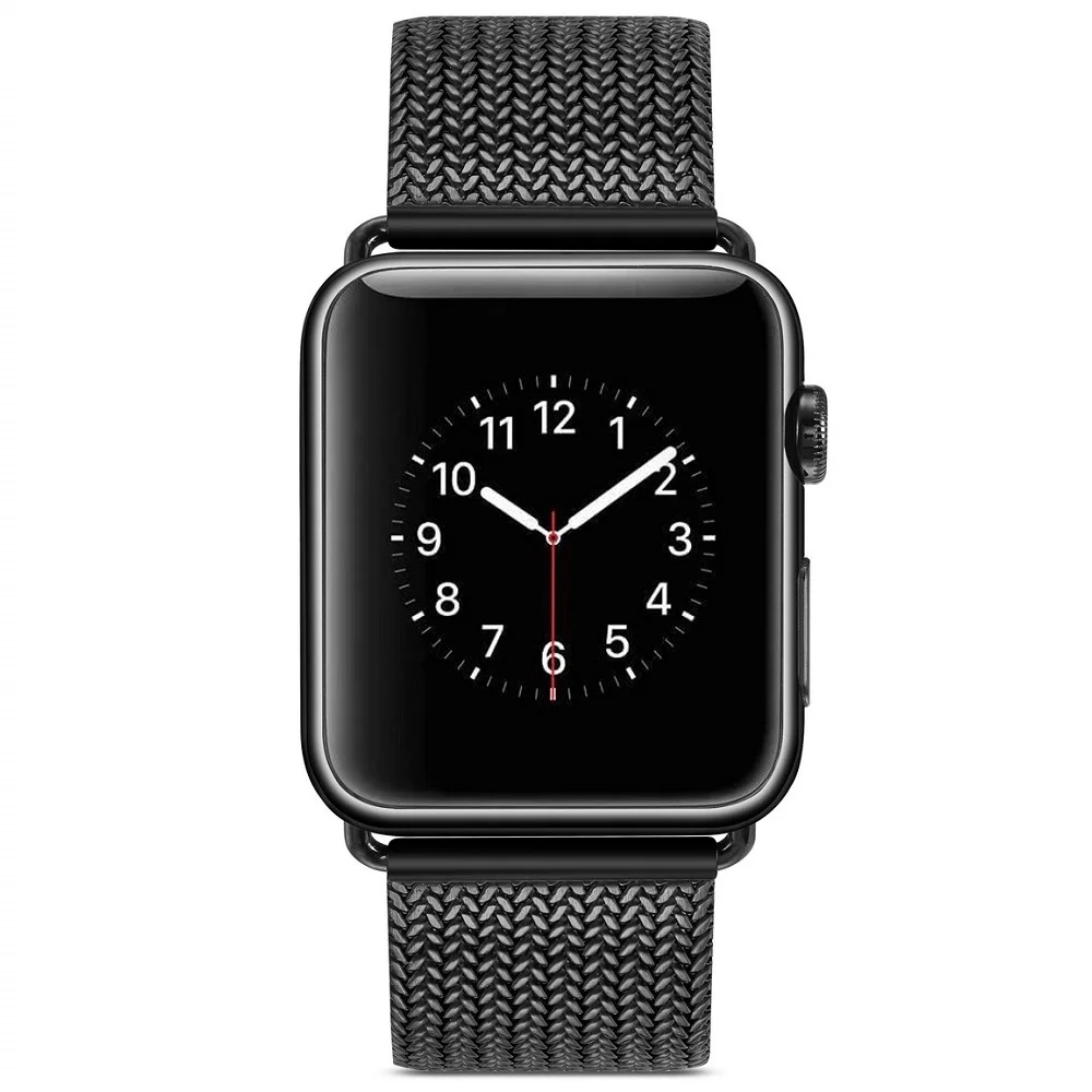 Миланские петлевые ремешки для Apple Watch, ремешок 38 мм, 40 мм, 42 мм, 44 мм, браслет для iwatch, ремешки серии 5, 4, 3, 2, 1, металлический браслет