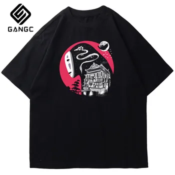 

Female kawaii Totoro Spirit Away Cute t shirt Japanese cartoon Anime Studio Ghibli Femme women t shirt Miyazaki Hayao clothes