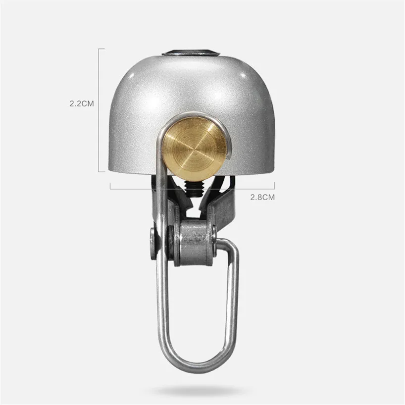 Bicycle bell For Safety Cycling Bicycle Handlebar Metal Ring Black Bike Bell Horn Sound Alarm wholesale