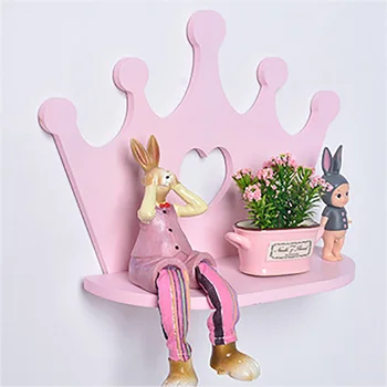 

Childrens Wooden Princess Crown Book Doll Shelf Kids Toddlers Childs Nursery Furniture JJJXK7