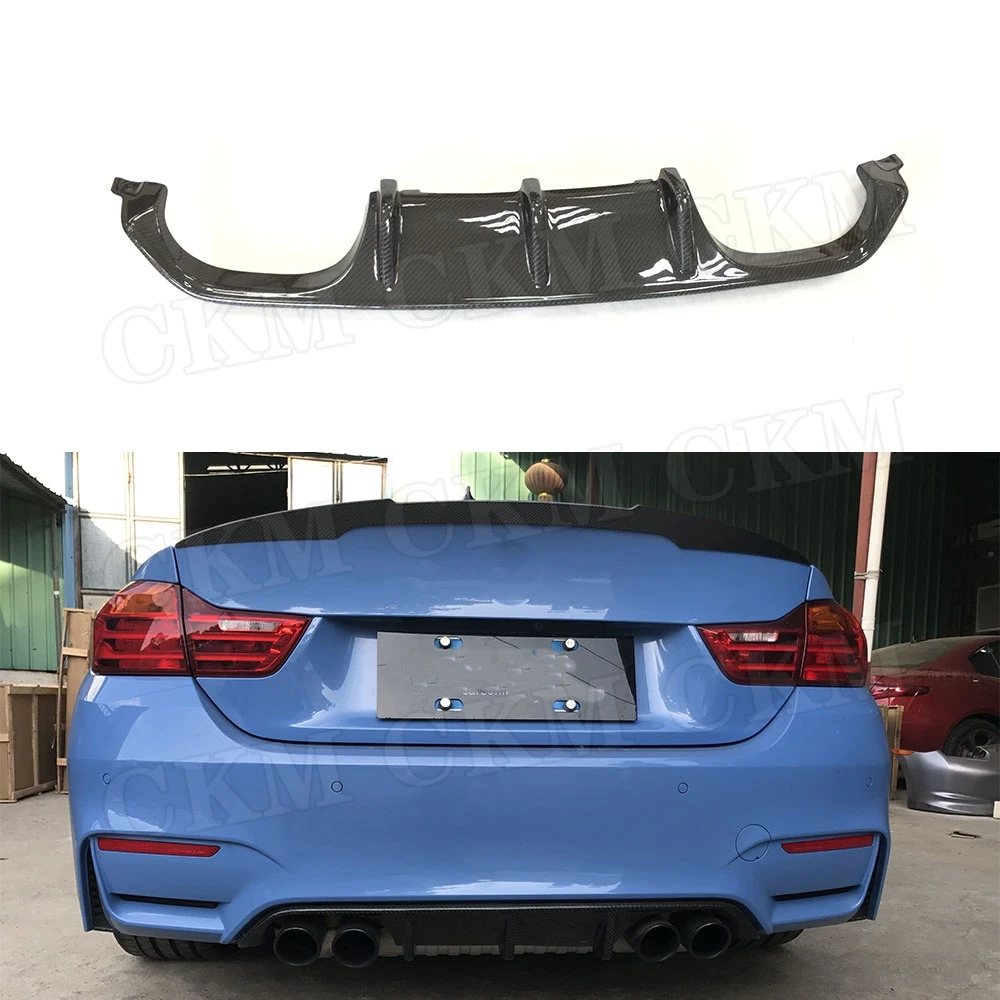 Для заднего бампера M3 M4 из углеродного волокна диффузор спойлер для BMW 3 4 Serises F80 F82