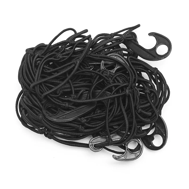 Large Elastic Car Cargo Tidy Net Storage Boot Net Fixing Points Saftey 120 X90cm Organizer Trailer Roof Rack Boot Bungee Cord