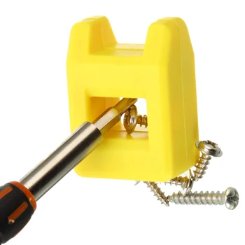 

2 Pcs Magnetizer Demagnetizer Tool Screwdriver Bench Bits Gadget Handy Magnetized Degaussing Watch Repair Tool Random Colors