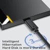 Baseus HDD чехол 2,5 SATA к USB 3,0 адаптер Тип C 3,1 чехол HDD Внешний HDD корпус жесткий диск Корпус для SSD диск HDD коробка ► Фото 3/6