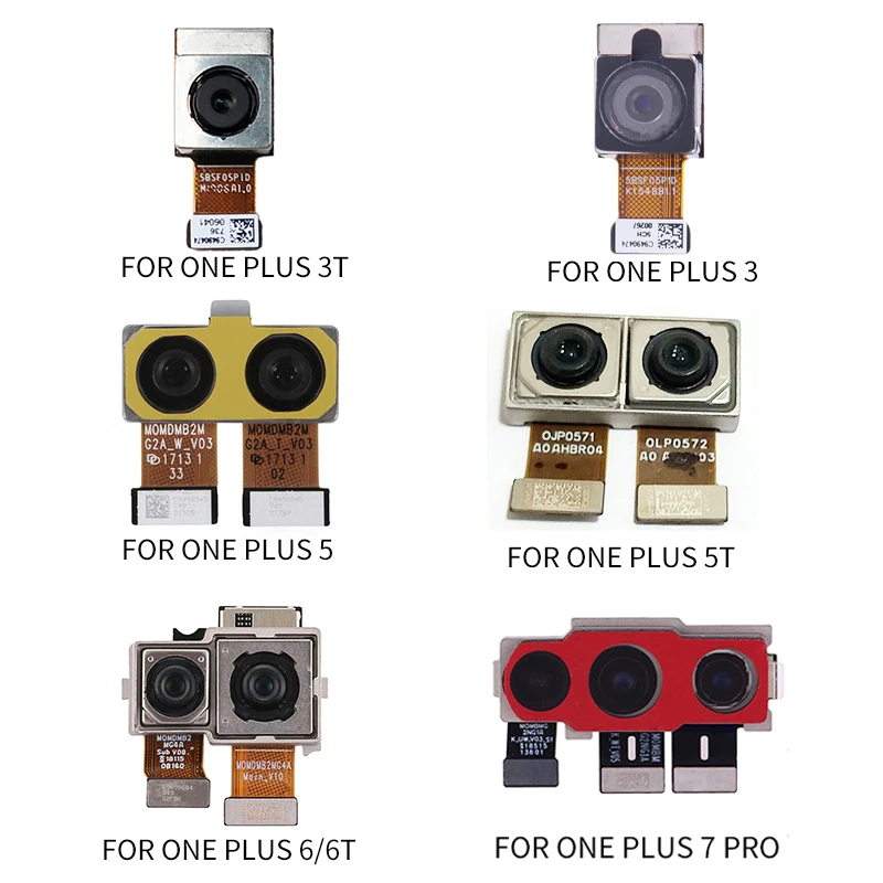 

Back Rear Camera Module Flex Cable For Oneplus 3 3T 5 5T 6 6T 7 7Pro Big Back Camera Flex Cable Spare Replacement Repair Parts