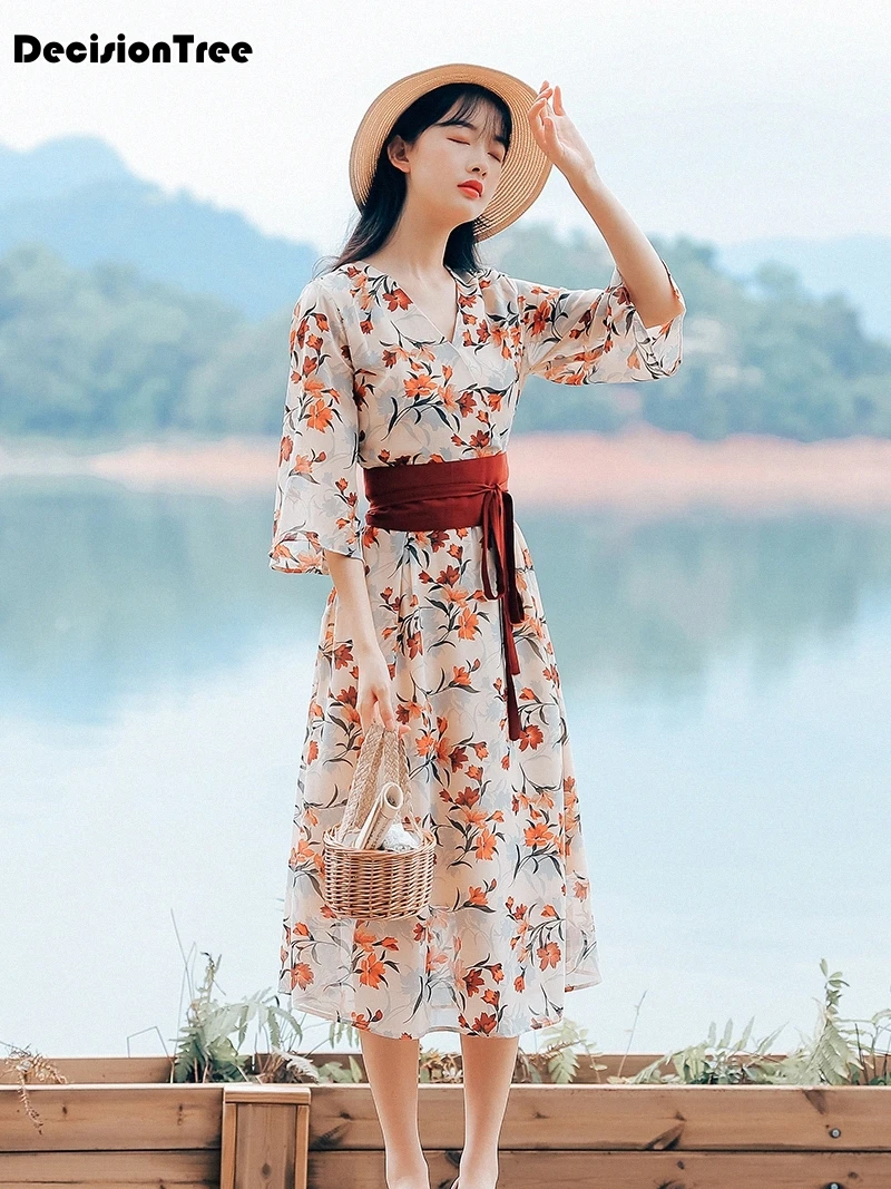 Кимоно японское кимоно mujer yukata японское кимоно платье кимоно feminino японский стиль кимоно для женщин