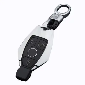 

Car Remote Smart Key Case Cover For Mercedes W203 W204 W212 C180 GLK300 CLS CLK CLA SLK C S E Cover Zinc Alloy Key Set Bag