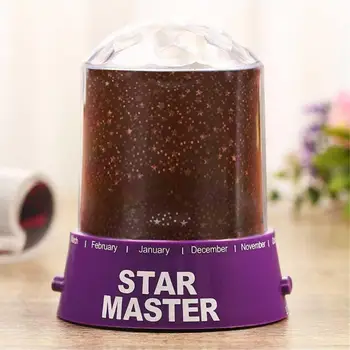 

Baby Sleep Romantic colorful Led Projection lamp Toy LED Night Light Projector Starry Sky Star moon Master