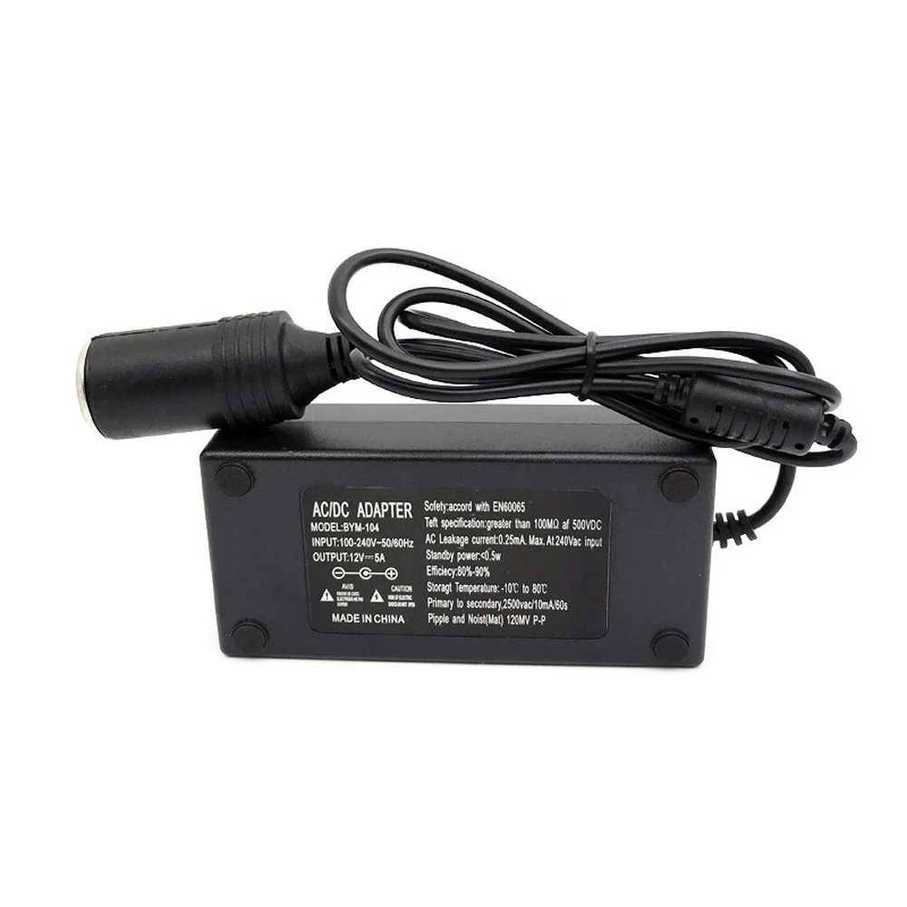 Розетка для автомобильного прикуривателя Мощность 12V Вольт освещение Трансформатор конвертер Блок питания адаптер питания