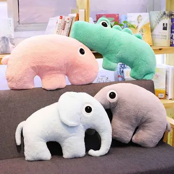 

50cm 13 patterns Nordic style stick figure pillows Ins simple plush toy stuffed animal doll Home decor artwork Soft sofa cushion