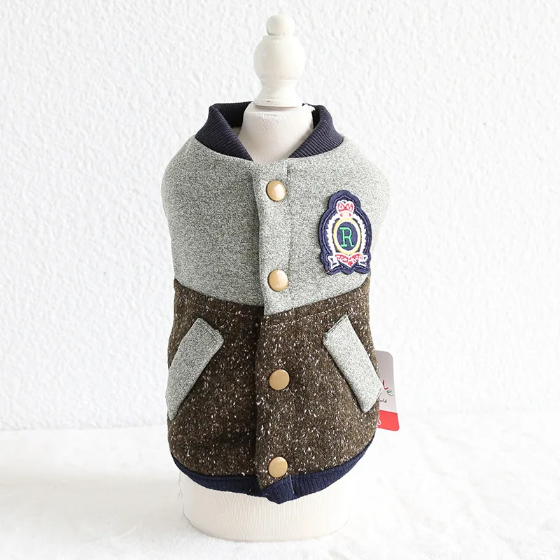 Kawaii зимняя одежда для собак четыре фута одежда для домашних животных Chiwawa jorkie Bomei платья в полоску