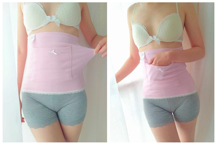 Теплый поддерживающий талию карман женский взрослый Nuangong Bellyband Япония Высокая Весна и лето плотность хлопок Bellyband теплый живот Th