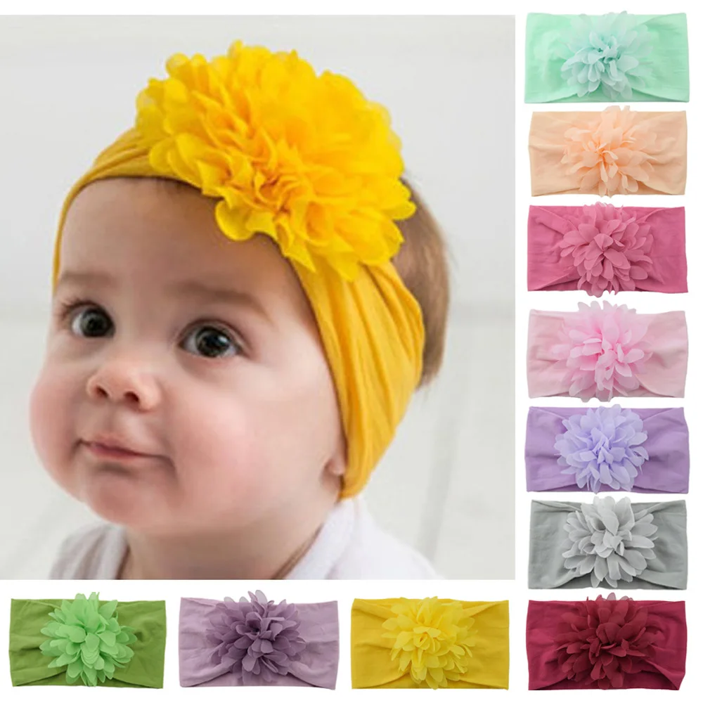 Fashion Baby Hair Accessories Nylon Headdress Children's Hair Band Infant Soft Hair Band Headband Baby Accessories designer baby accessories