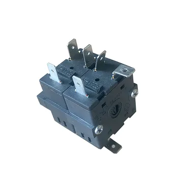 

Durable FZ31-9 Double Unit Selector Rotary Switch 9 Pins 6 Rotary Positions 16A 250V AC