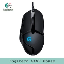 Мышь logitech G402 Hyperion Fury с оптической 4000 dpi, высокоскоростная игровая мышь с поддержкой официальной проверки для ПК и ноутбука