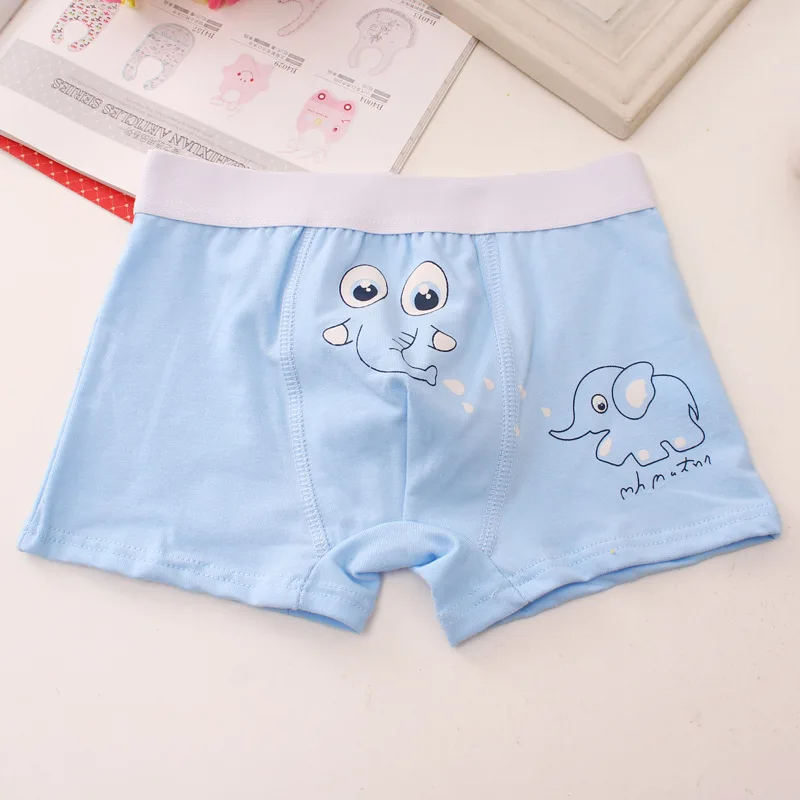 5Pcs/Lot Children's Cartoon Boxer Kids Underwear Boys Boxer Cotton Shorts Student Panties Suit 2-10 Years