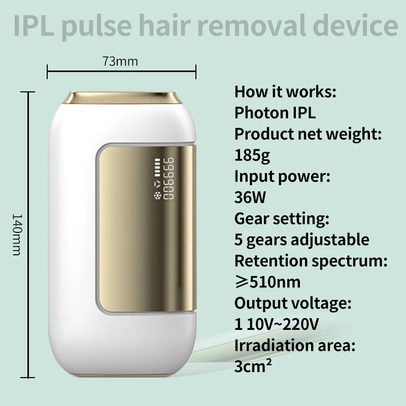 Depilador a Laser Máquina de Remoção do Cabelo Elétrico a Laser Depilação Permanente Rosto Corpo Depilador Mulher 990000 Flashes 2022 Ipl 6 2021 depilação ipl depilador a laser permanente