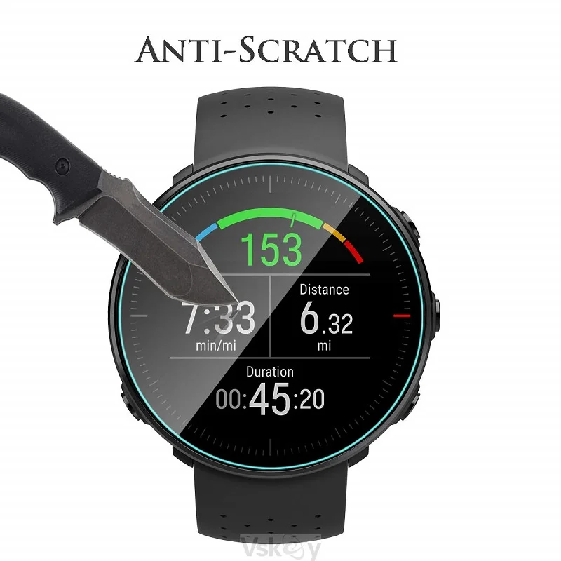 5 Stück Displays chutz folie für Polar Vantage V3 V2 Smart Watch Schutz folie aus gehärtetem Glas für Polar Vantage m2/m