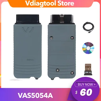 

Best VAS5054A OKI Chip Newest ODIS 5.1.6 With Keygen VAS5054 Bluetooth VAS 5054A VAS 5054 Support UDS Protocol With Plastic Box