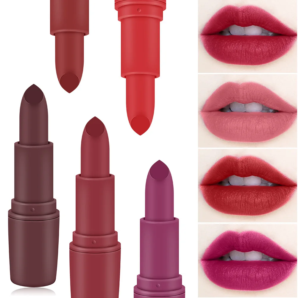 MISS ROSE Brick Red Bullet Lipstick Aunt Colour Mist Matt Lipstick Gifts for Women Easy To Wear Gifts for Women MISS ROSE Brick Red Bullet Lipstick Aunt Colour Mist Matt Lipstick Gifts for Women Easy To Wear Gifts for Women