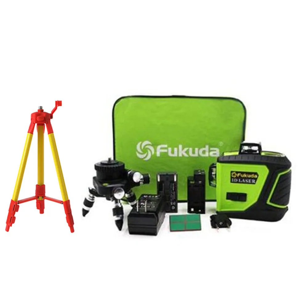 

New 12 Line 3D laser level 360 Vertical And Horizontal Laser Level Self-leveling Cross Line 3D Green Laser Level with outdoor