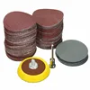 100pcs 25mm/1inch Sandpaper + 1pcs 1inch Hook Loop Backer Plate 1/8inch Shank + 1pcs Loop Sanding Pad Abrasives Mixed Polishing ► Photo 1/6