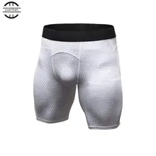 Yuerlian Эластичные Обтягивающие короткие штаны, дышащие спортивные штаны, тренировочные шорты для мужчин, быстросохнущие Компрессионные шорты