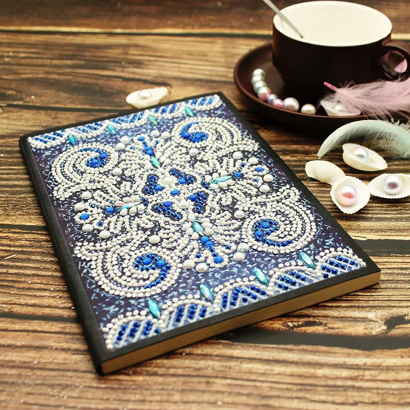 

Diamond Notebook A5 64 Pages Diy Diary Book New comming Style Mandala Pattern School Notebook Christmas For Home Decor NB05