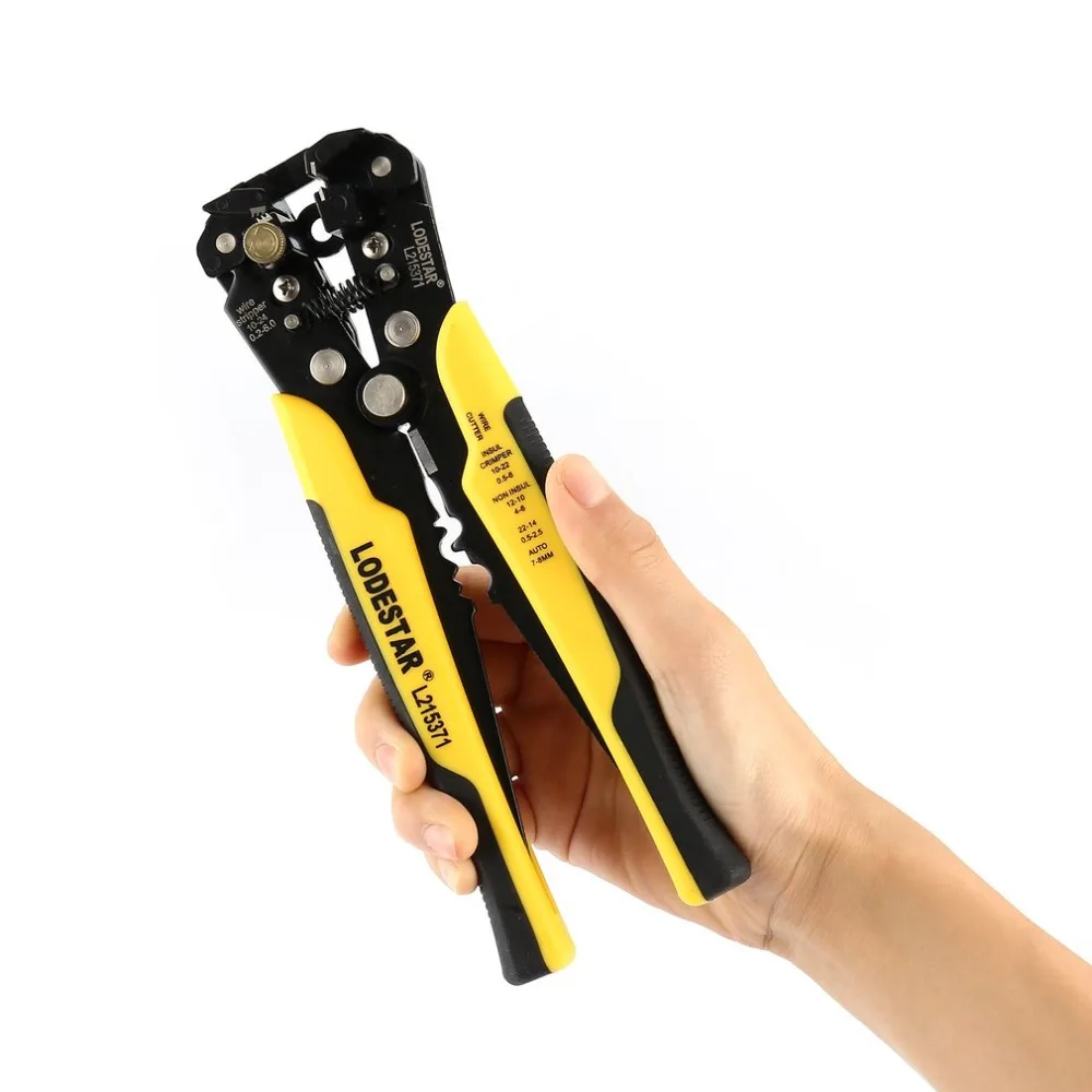 

Lodestar L215371 Multifunctional Automatic Cable Wire Stripper Crimper Crimping Cutting Plier Stripping Terminal Hand Tool