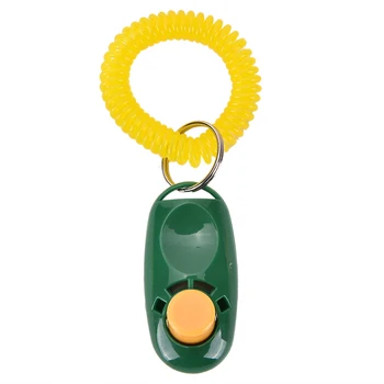 

1PCS Dog Trainings Ultrasonic Dog Pet Bird Whistle Click Clicker Training Trainer Aid Guide 10 Colours