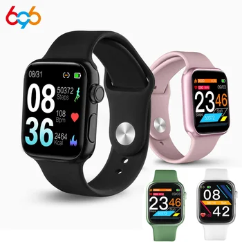 

696 full touch P20 smart watch men IP68 waterproof heart rate blood pressure oxygen fitness tracker wristwatch VS B57 F10