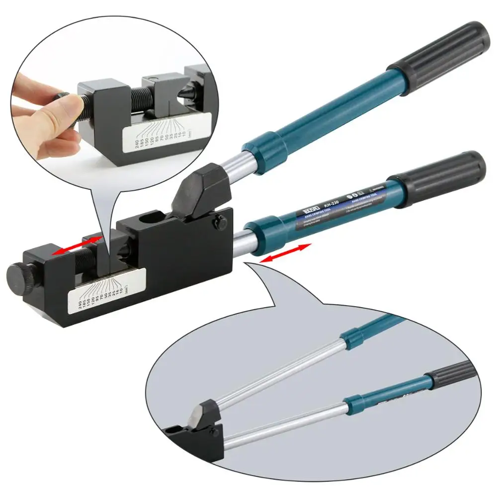 

Cable Lug Crimper Tool 10-240mm2 DIELESS Indent Electrical Battery Terminal Cable Wire Crimping Plier …