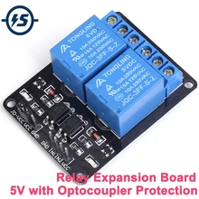 

For Arduino Uno R3 Raspberry Pi Optocoupler Module 5V 2 Channel Relay Interface Board Raspberry Module Control Board