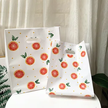 

50pcs Cookies cake plastic zakjes подарочные пакеты пакетики для конфет Baking bread laptop dessert food packaging Shopping Bag