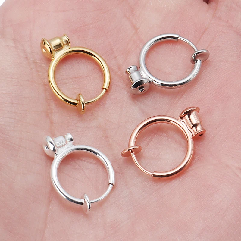 Hoop Earrings How To Make A Fake Cartilage Piercing Stainless