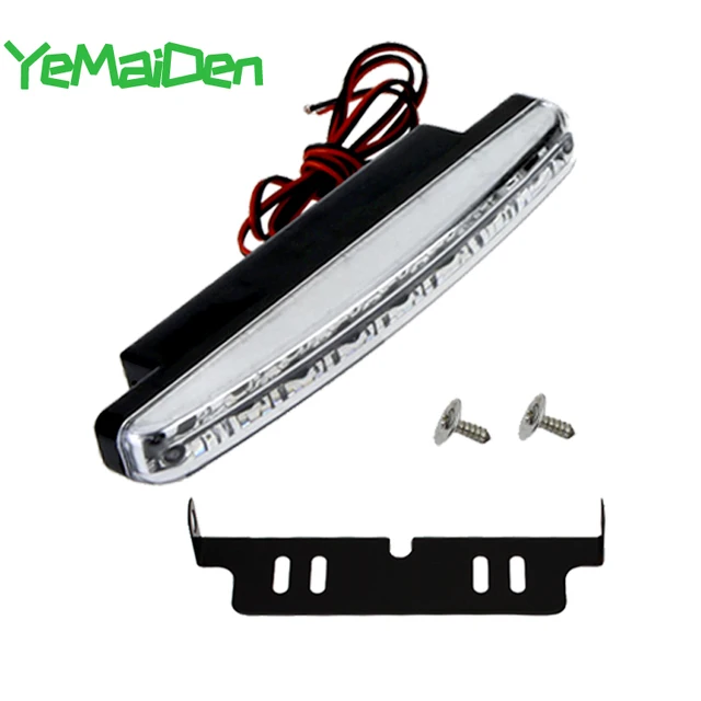 1 pieces External LED Working Bulb 6000K 12V Daytime running Light Super Bright White Auto Fog LED Lamp Assembly Styling DRL