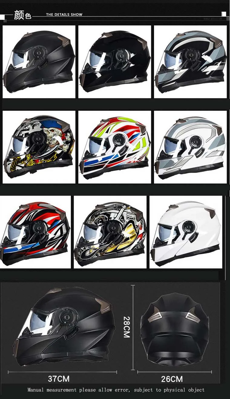 Capacete da Motocicleta para Homens e Mulheres Feitos de Abs Inverno Anti-nevoeiro Lente Dupla Flip up Motocross Moto Capacetes m l xl Gxt 3 Cheap Capacetes
