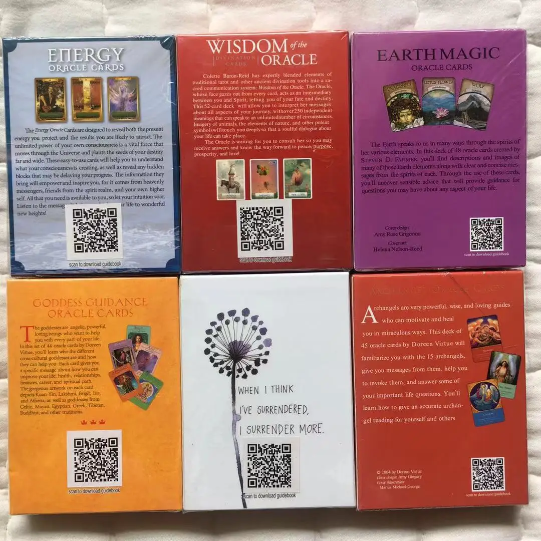 Английские карты Oracle, колода, карты Таро, гадание, настольная игра, карта, энергетическая мудрость, Архангел, земля, волшебная Вселенная, богиня, Оракул