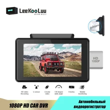 LeeKooLuu Dash Cam Full HD 1080P Автомобильная камера Dvr 24H монитор парковки регистратор g-сенсор камера ночного видения автомобиля
