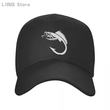 

Fashion hats Fisherman Fish Hook Printing baseball cap Men and women Summer Caps New Youth sun hat