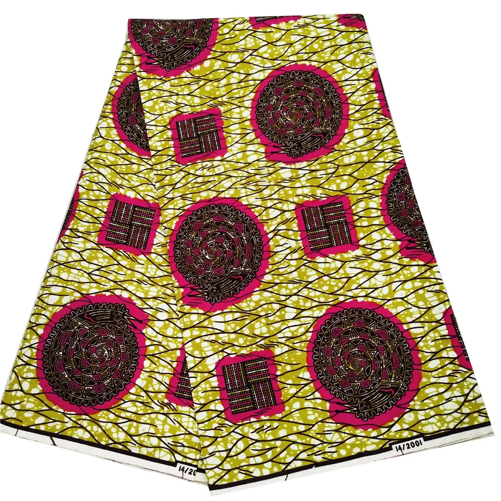 Хлопок Африканский настоящий блок воск принты ткань Анкара голландский воск нигерийский воск хлопок