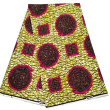 Хлопок Африканский настоящий блок воск принты ткань Анкара голландский воск нигерийский воск хлопок