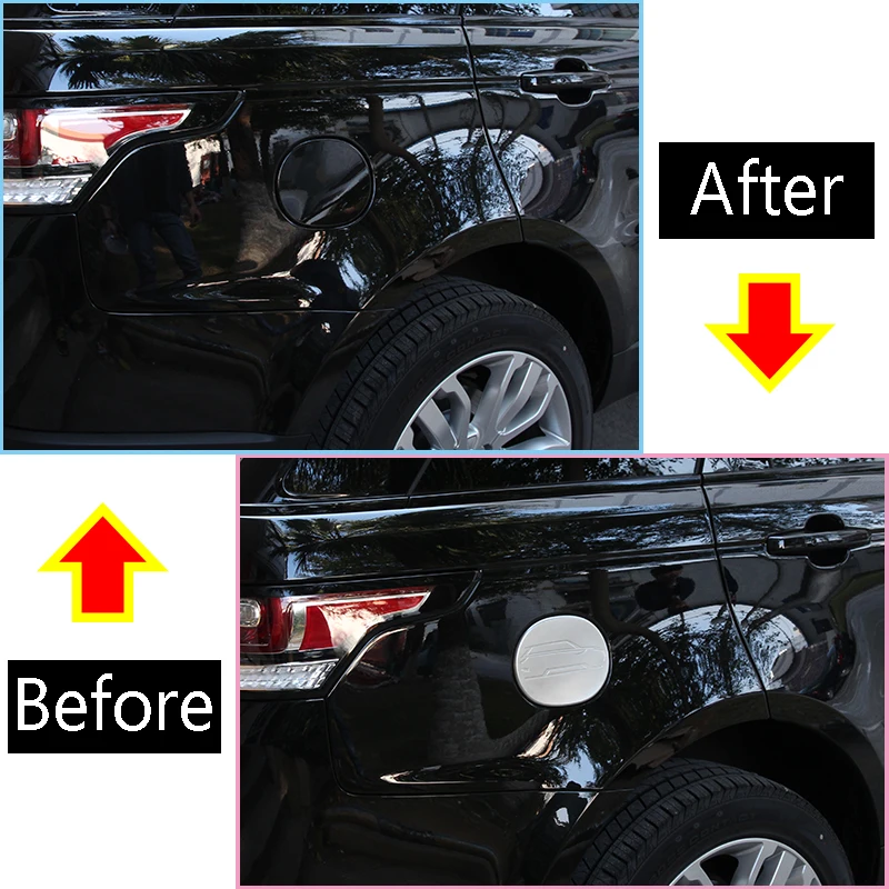 ABS Матовый хром крышка топливного бака Накладка для Range Rover Sport- Автоаксессуары и запчасти