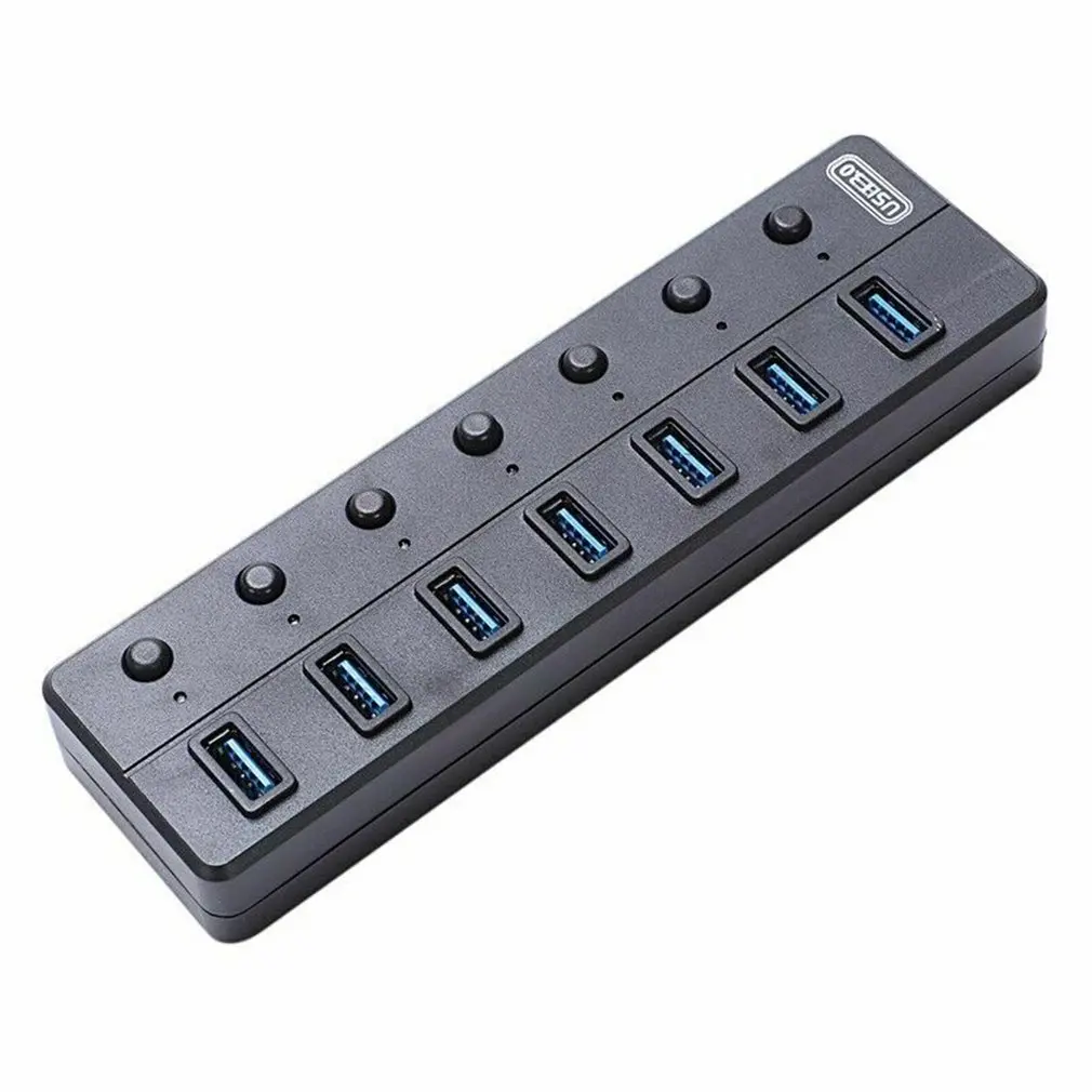 7-Порты и разъёмы 3,0 мульти-usb-хаб 5 Гбит/с разветвитель Forex ноутбука внешний кабель-удлинитель для мульти-Порты и разъёмы usb-хаб адаптер