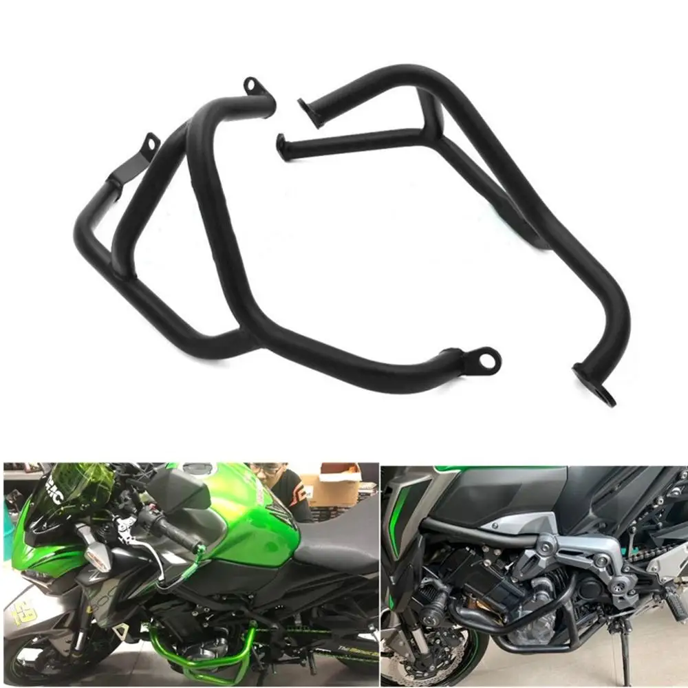 Engine Guard Protective Crash Bar Black For 2017 Kawasaki Z900 Automotive Engine Guards