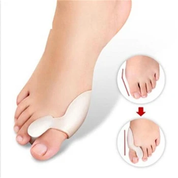 

1 Pair Gel Silicone Bunion Corrector Big Toe Separators Straightener Spreader Foot Care Tool Hallux Valgus Pro Massager