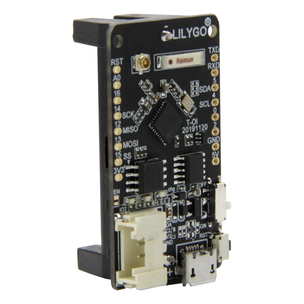 LILYGO®TTGO T OI ESP8266 Chip 16340 держатель аккумулятора совместимый с мини D1 макетной