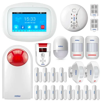 

KERUI K52 GSM Wifi APP Control Alarma Suits For Home Security 4.3 Inch TFT Color Wireless Burglar Seguridad Alarm System