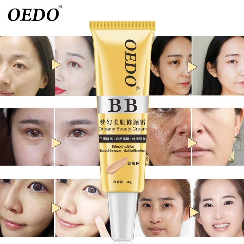 

OEDO Concealer Corrector Fresh Moisturizing Revitalizing BB Cream Whitening Compact Foundation Bask Skin Care Face Care TSLM1