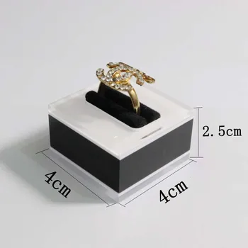 

Custom ring display jewelry holder organizer props stand for jewellery ring tray storage case acrilic showcase show exhibitor